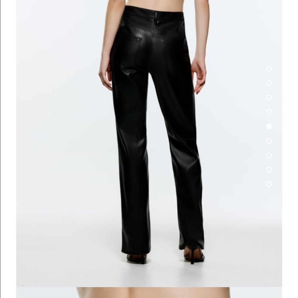 Zara Faux The 90’s Leather Pant, Brand New w/ Tag - Picture 3 of 5